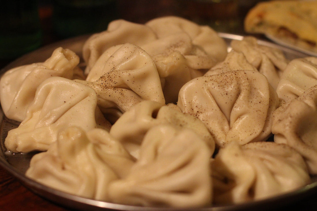 Khinkali, raviolis géorgiens traditionnels à la viande