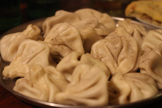 Khinkali, raviolis géorgiens traditionnels à la viande